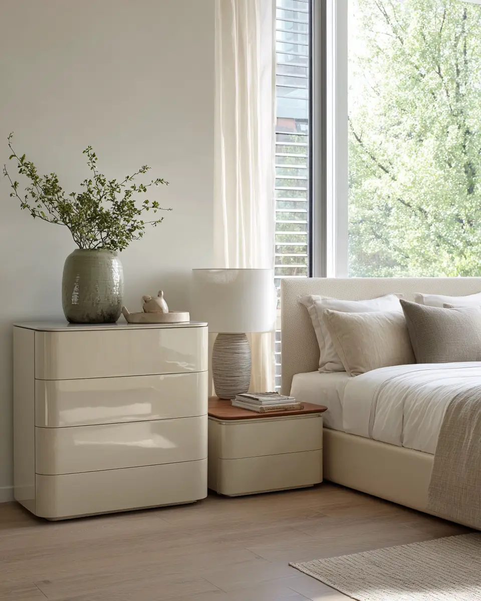 Cream Minimalist Bedroom Decor Ideas