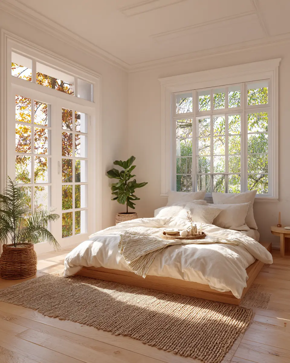 Cream Minimalist Bedroom Decor Ideas