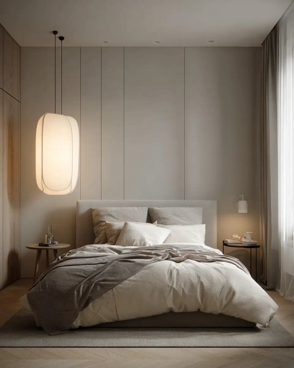 Cream Minimalist Bedroom Decor Ideas