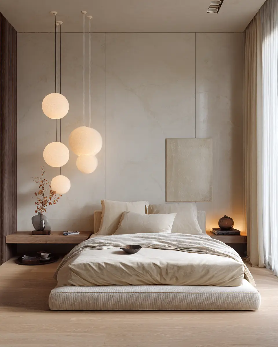 Cream Minimalist Bedroom Decor Ideas