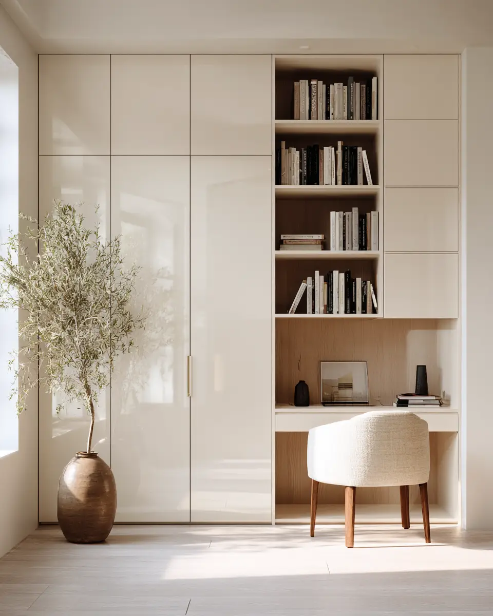 Cream Minimalist Bedroom Decor Ideas