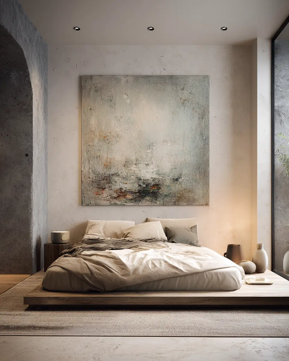 Cream Minimalist Bedroom Decor Ideas