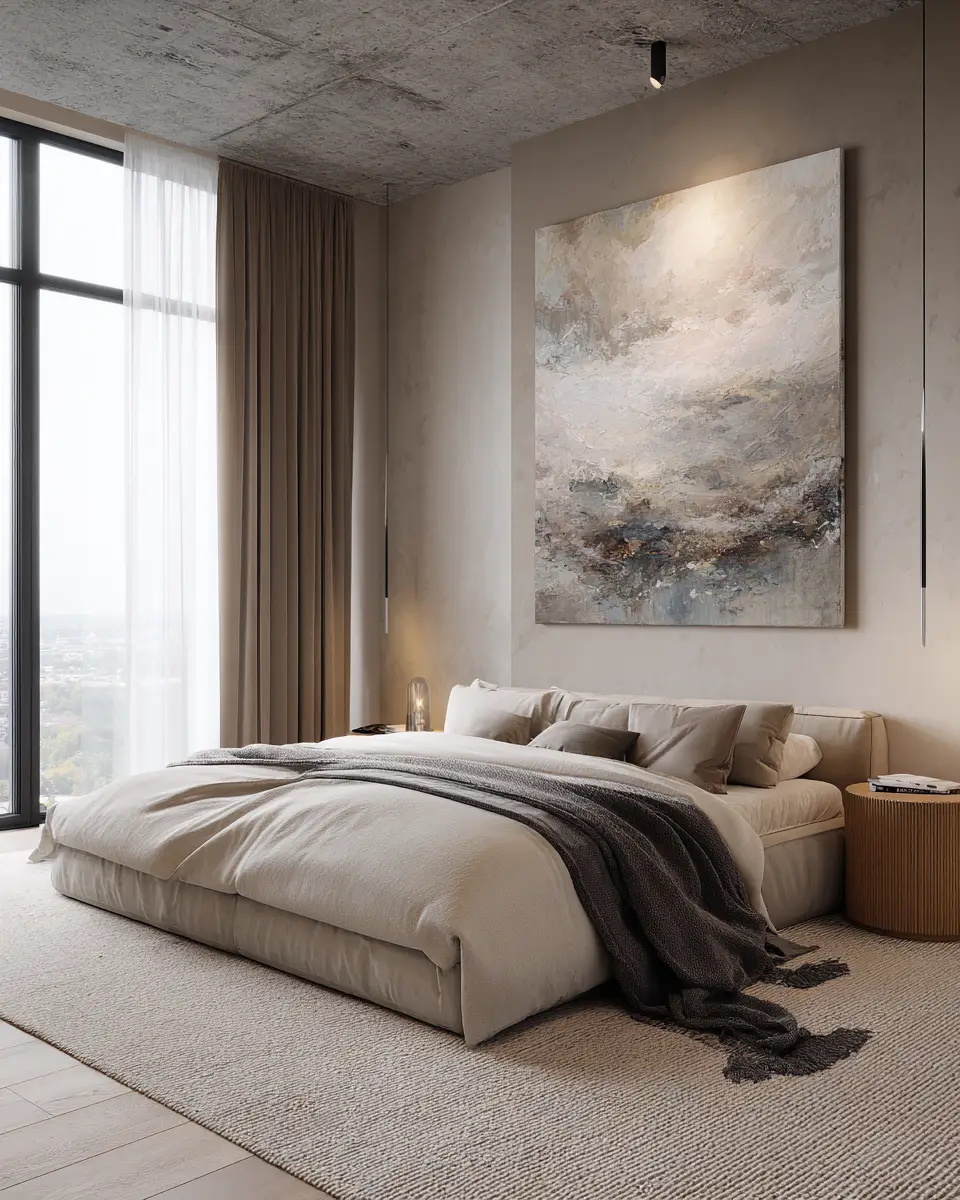 Cream Minimalist Bedroom Decor Ideas