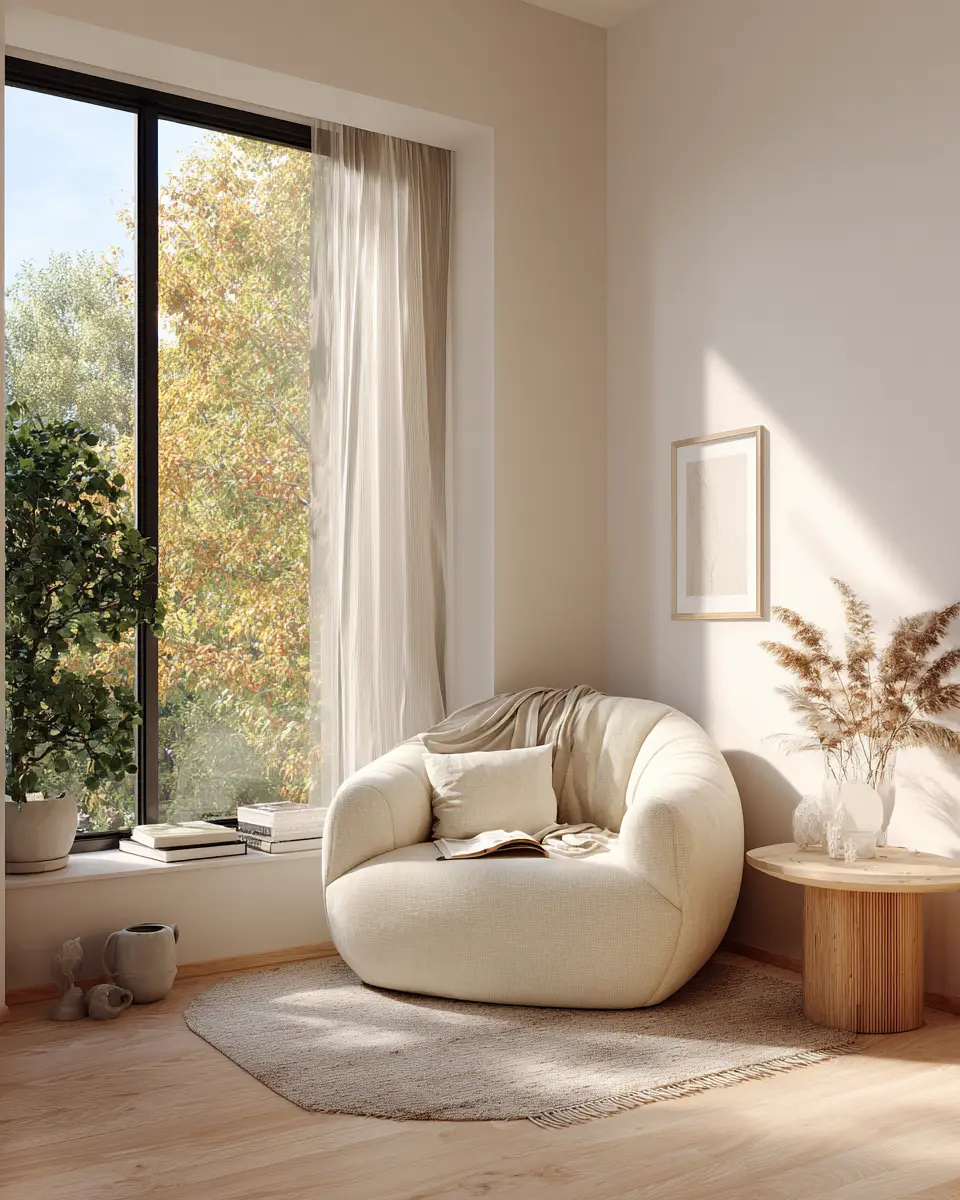 Cream Minimalist Bedroom Decor Ideas