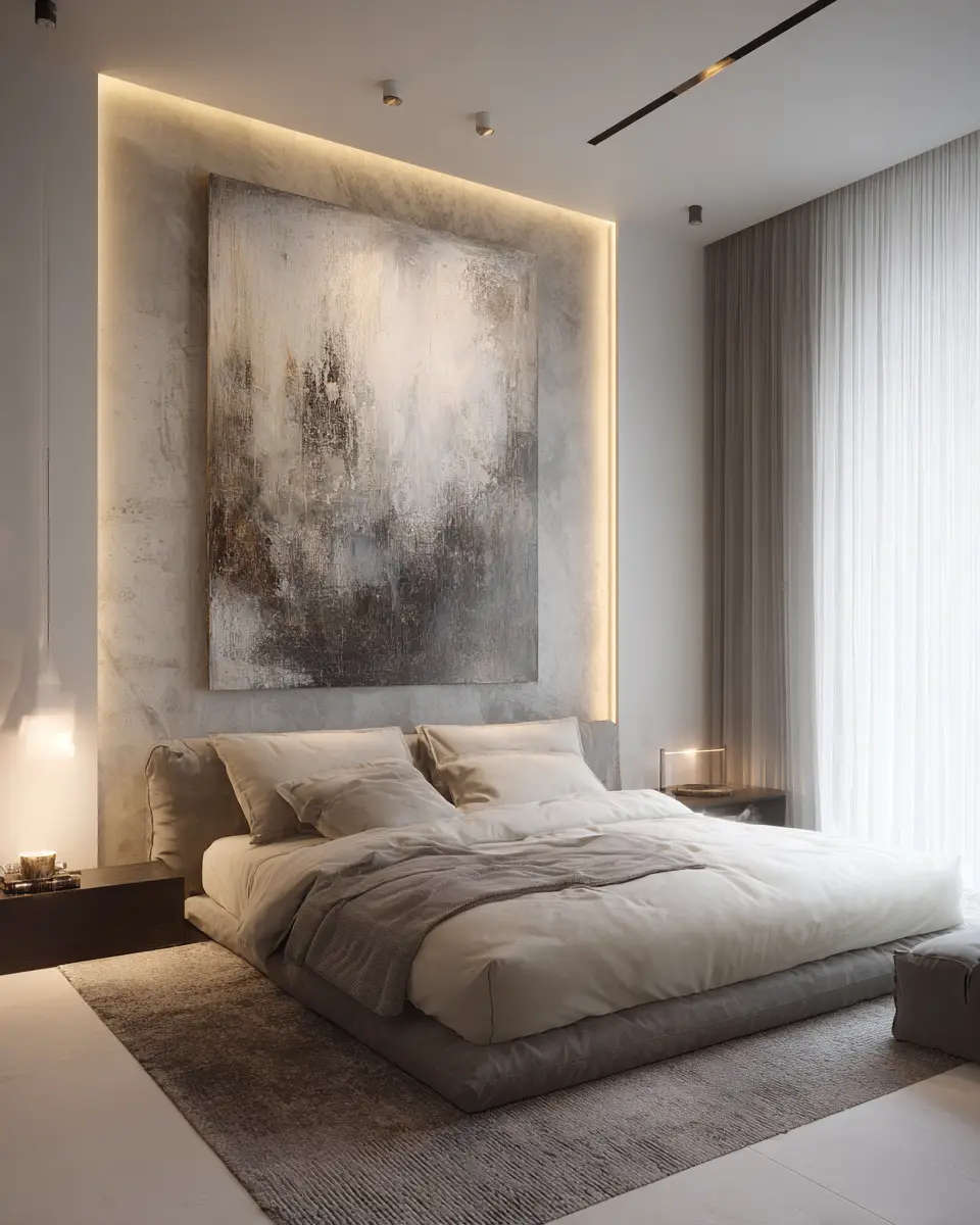 Cream Minimalist Bedroom Decor Ideas