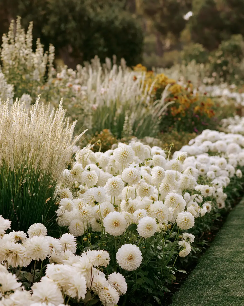 Cream Minimalist Garden Decor Ideas