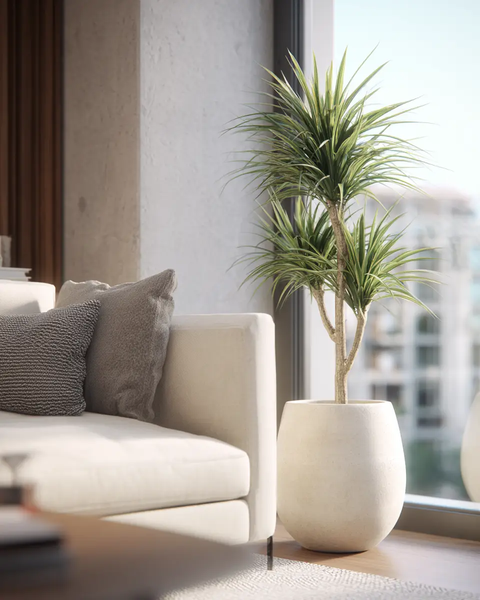 Cream Modern Living Room Decor Ideas