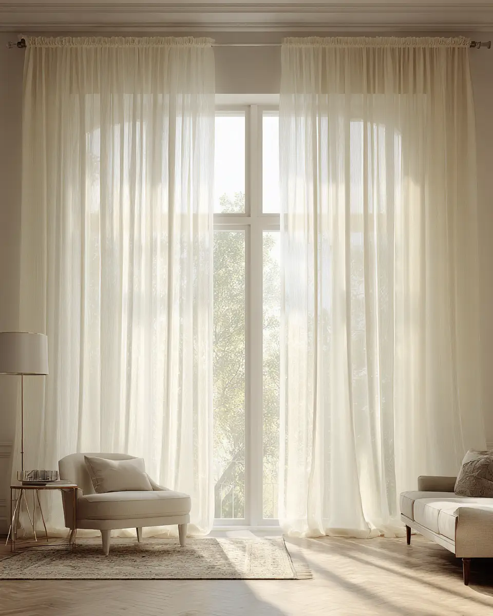 Cream Modern Living Room Decor Ideas