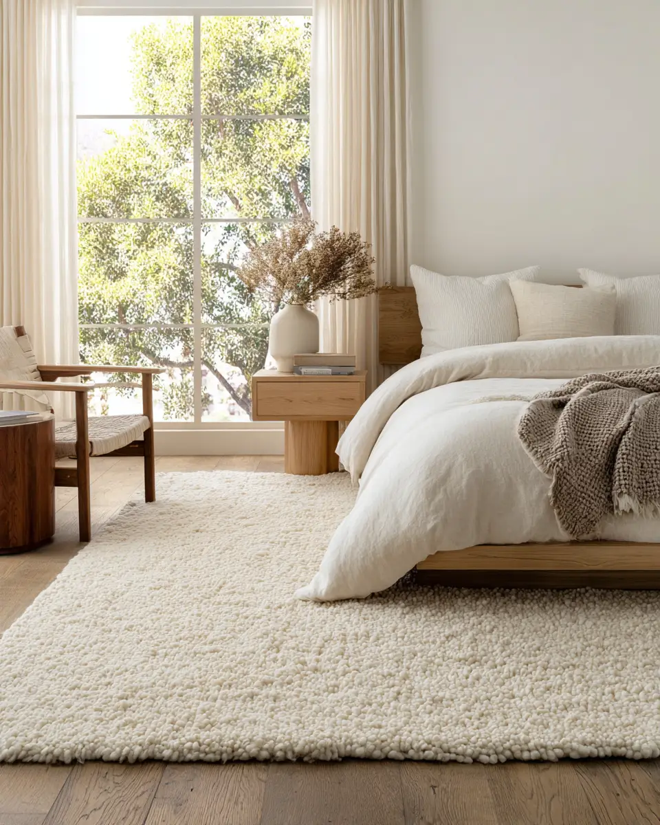 Cream Organic Modern Bedroom Decor Ideas