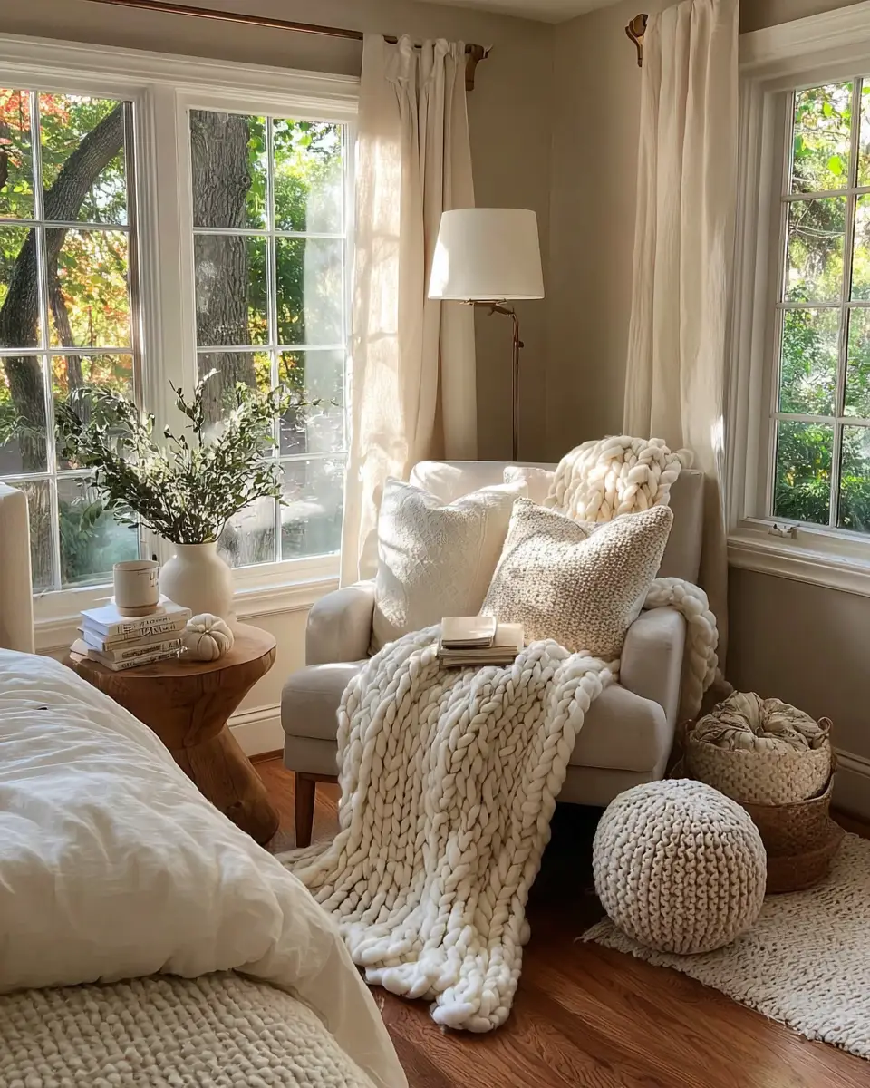 Cream Organic Modern Bedroom Decor Ideas