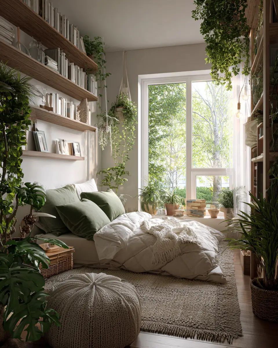 Cream Organic Modern Bedroom Decor Ideas