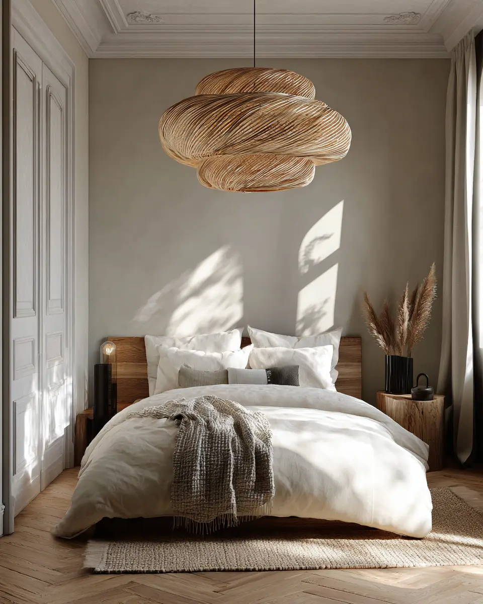 Cream Organic Modern Bedroom Decor Ideas