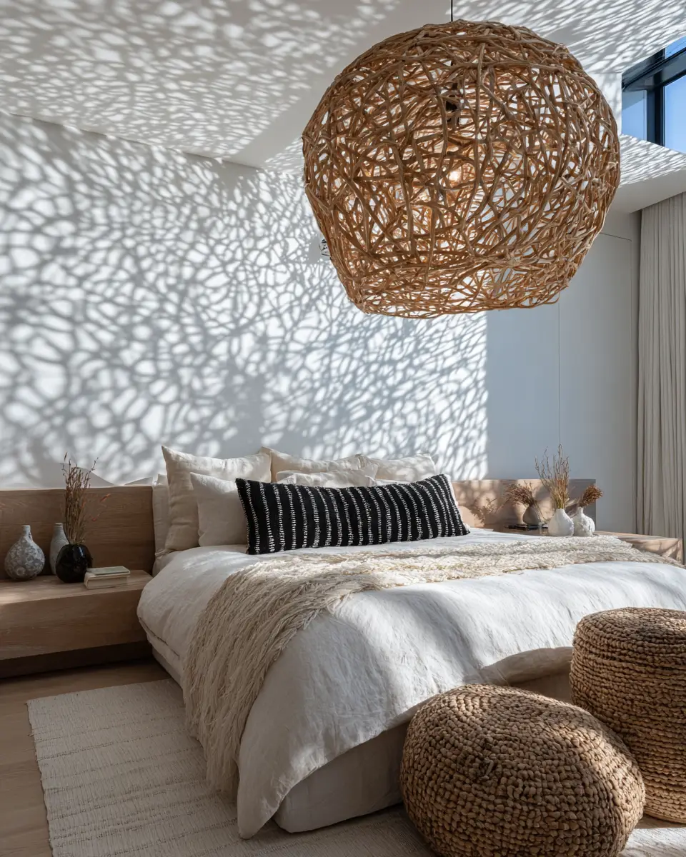 Cream Organic Modern Bedroom Decor Ideas