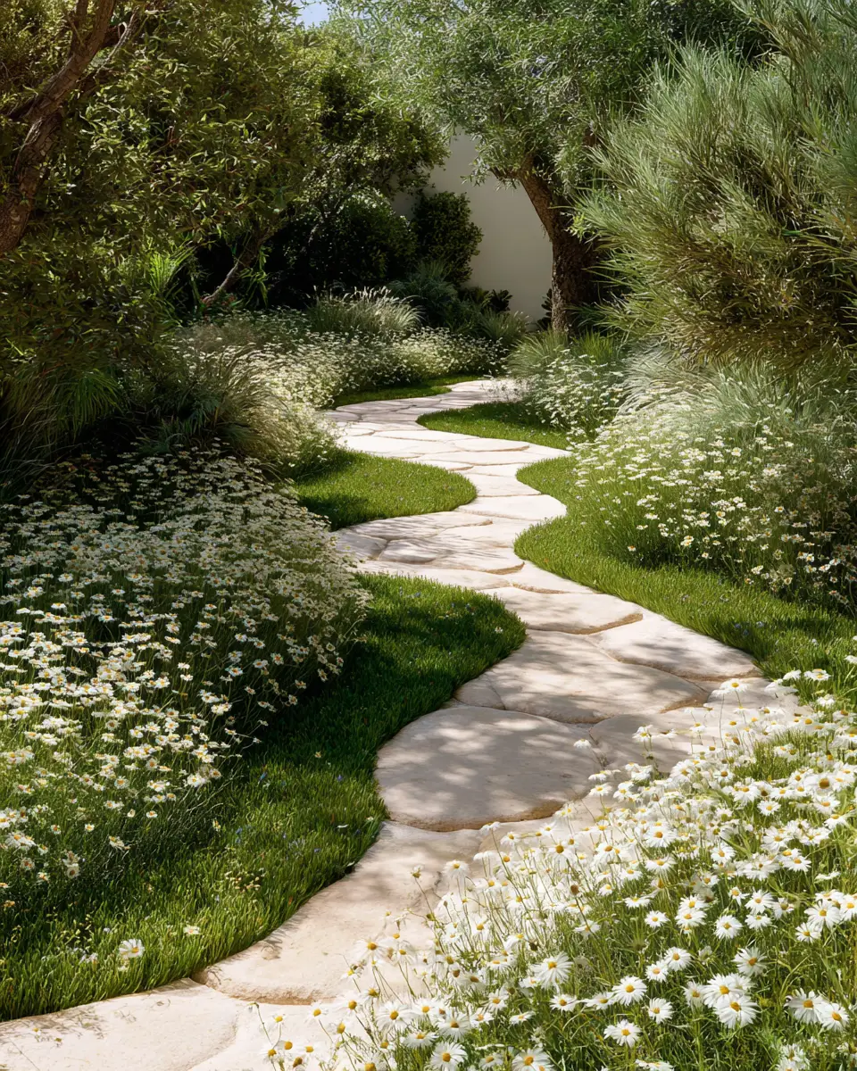 Cream Organic Modern Garden Decor Ideas