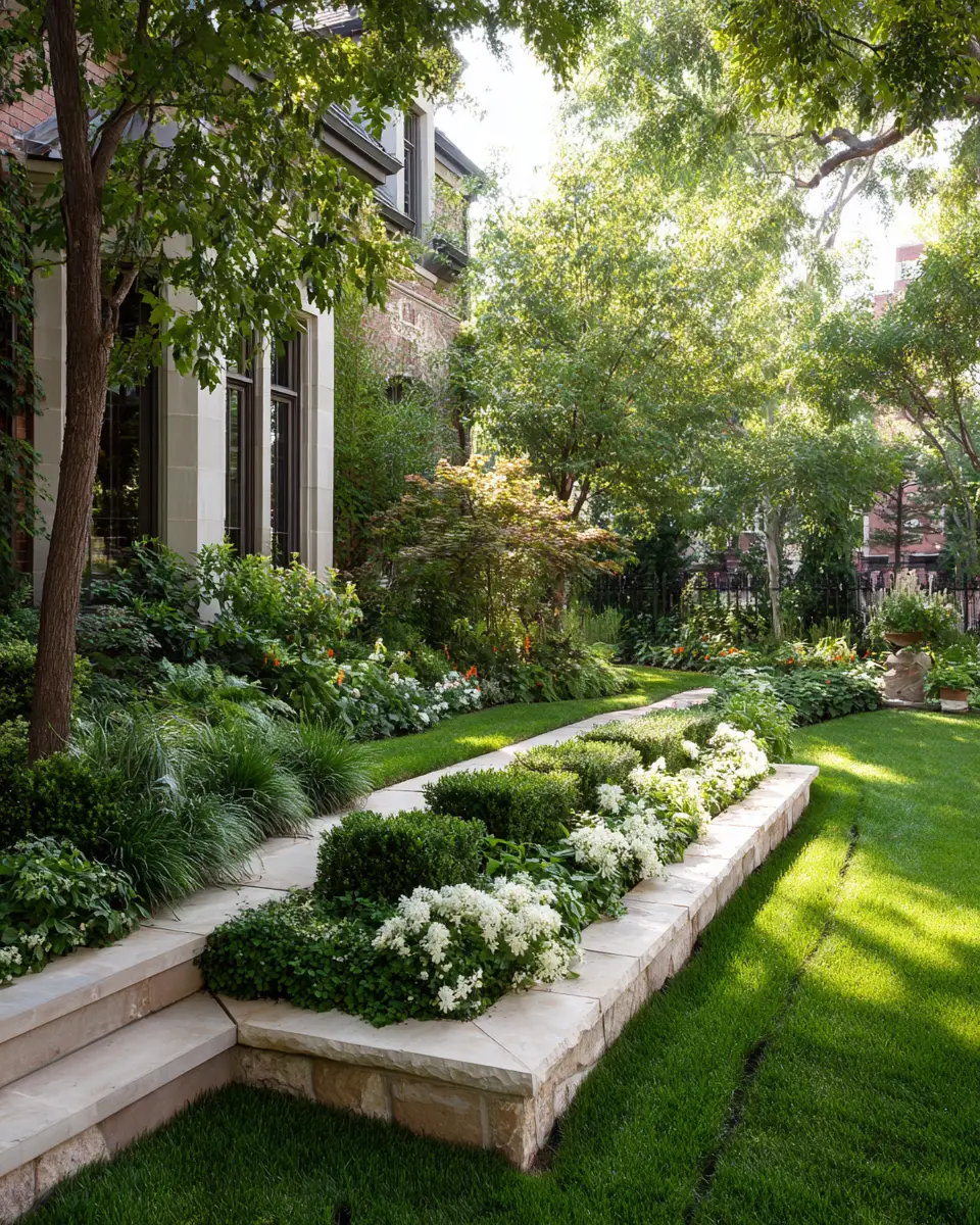 Cream Organic Modern Garden Decor Ideas