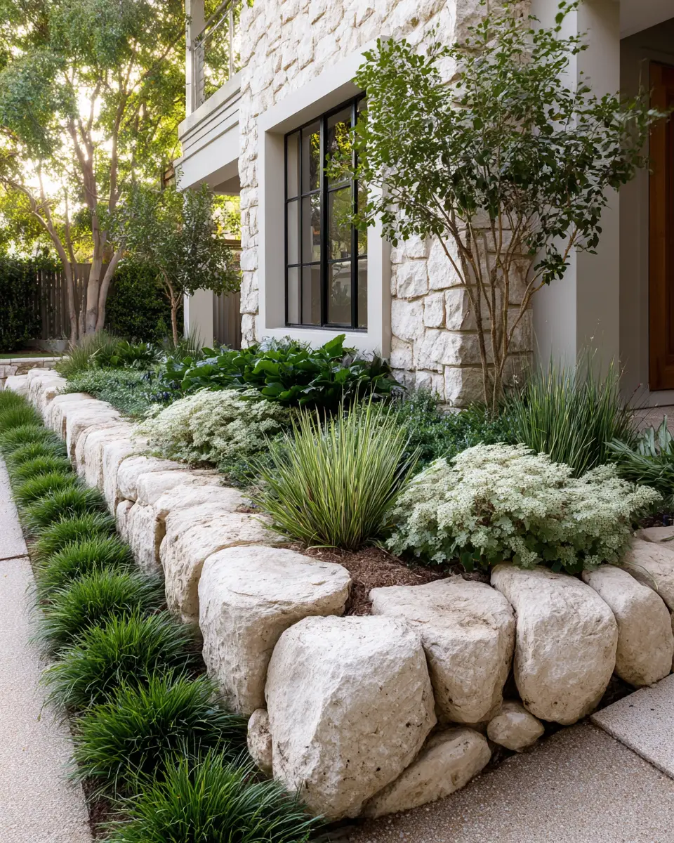 Cream Organic Modern Garden Decor Ideas