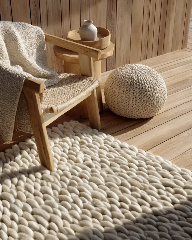 Cream Scandinavian Porch Decor Ideas - Featured