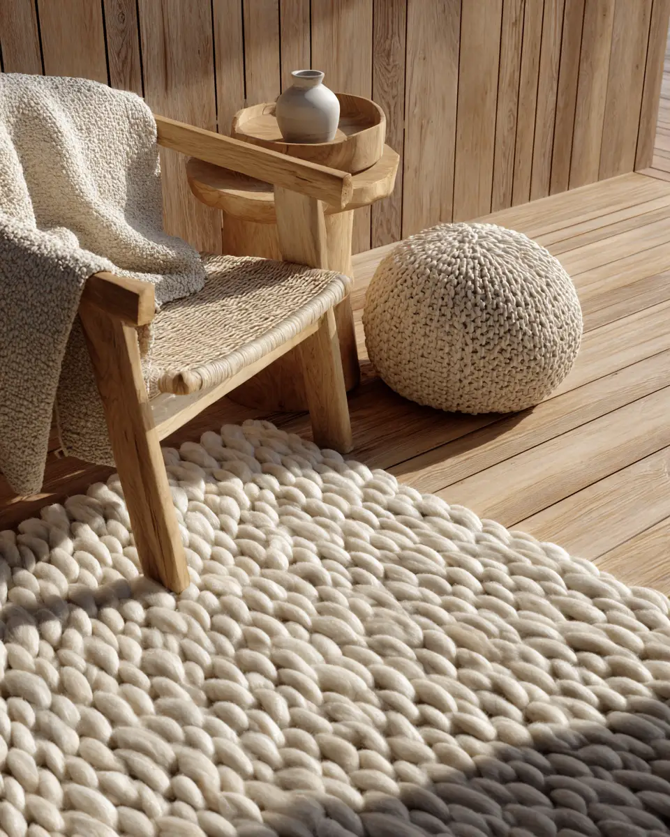 Cream Scandinavian Porch Decor Ideas - Featured