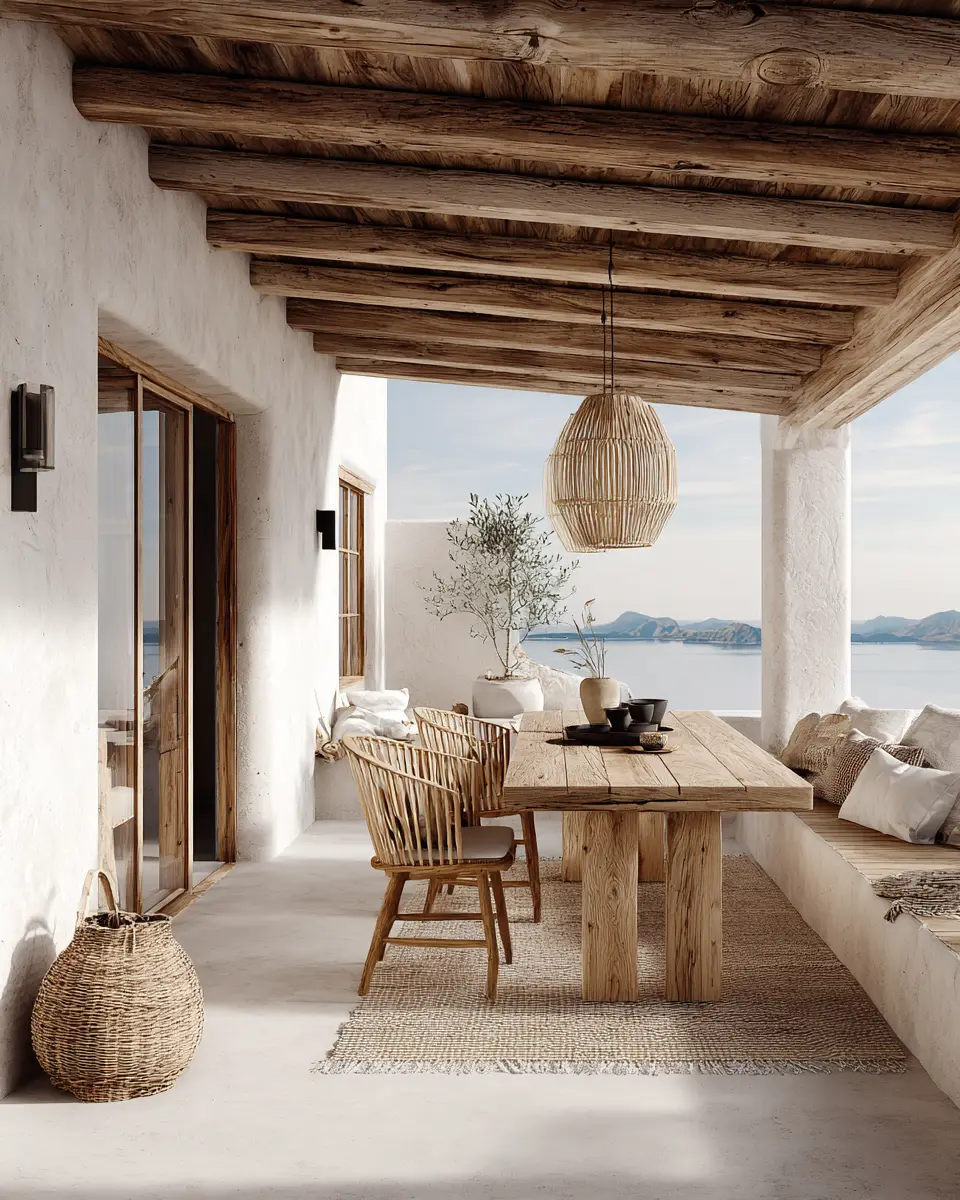 Cream Scandinavian Porch Decor Ideas