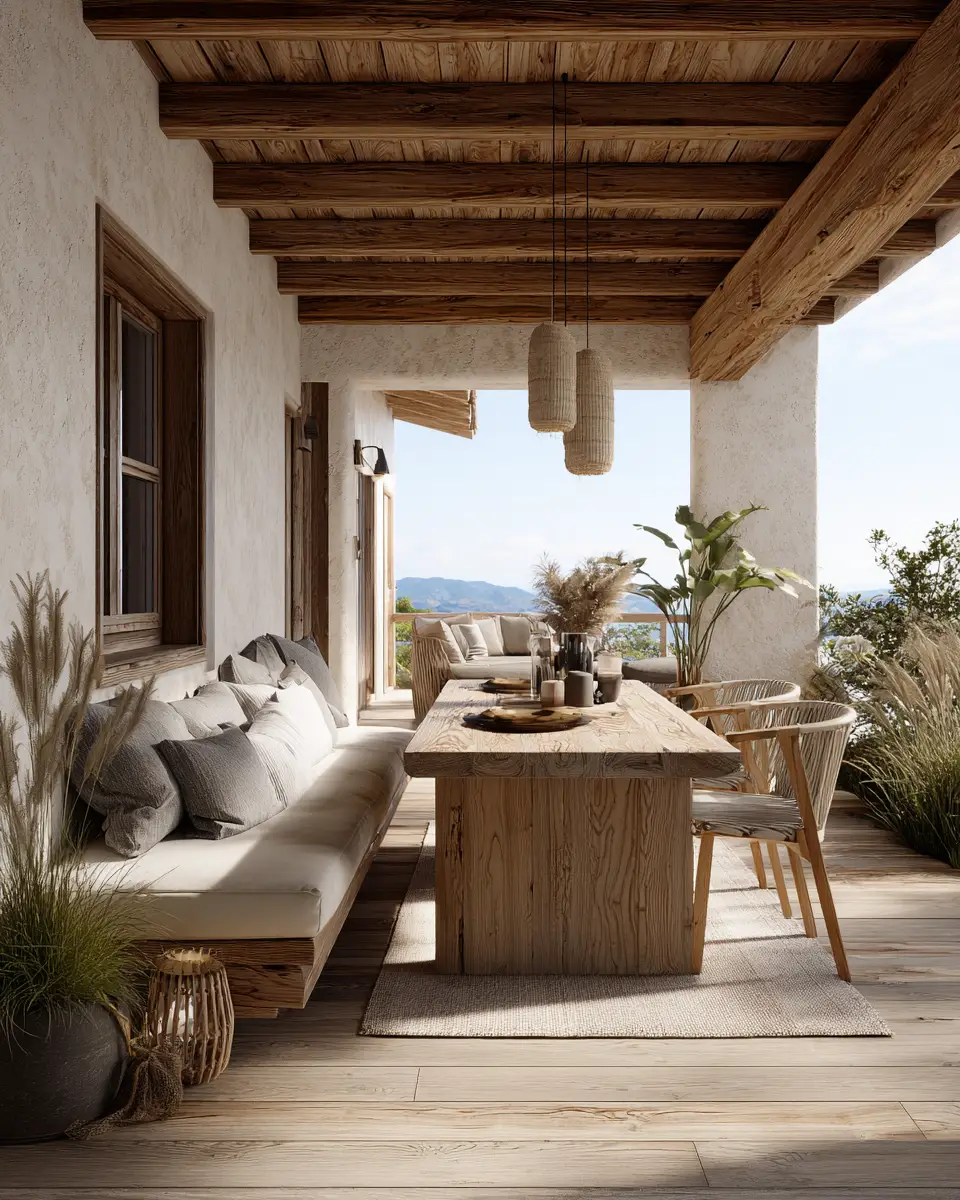 Cream Scandinavian Porch Decor Ideas