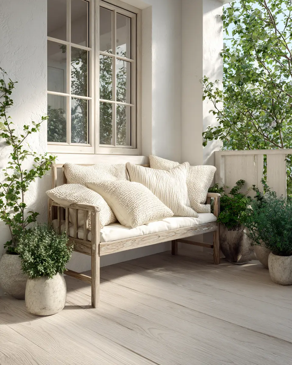 Cream Scandinavian Porch Decor Ideas