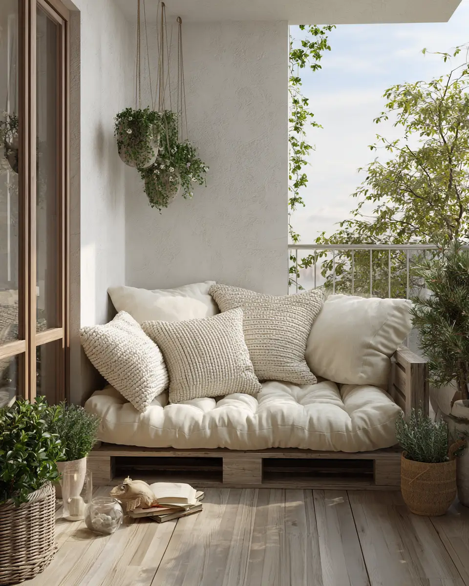 Cream Scandinavian Porch Decor Ideas