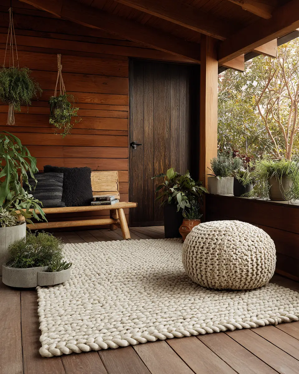 Cream Scandinavian Porch Decor Ideas