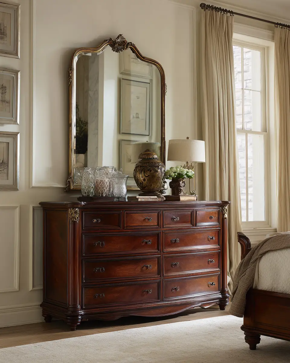 Cream Traditional Bedroom Decor Ideas