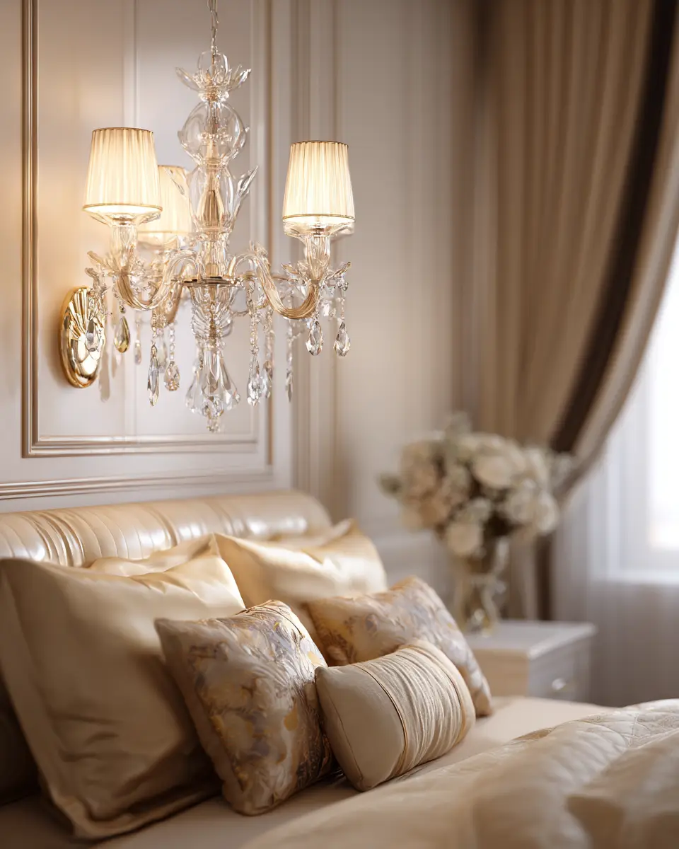 Cream Traditional Bedroom Decor Ideas