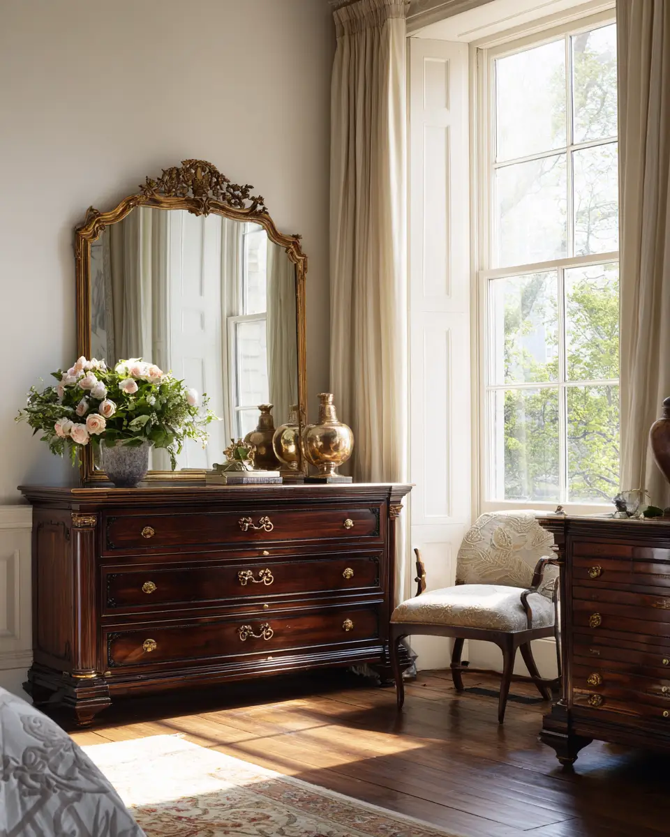 Cream Traditional Bedroom Decor Ideas