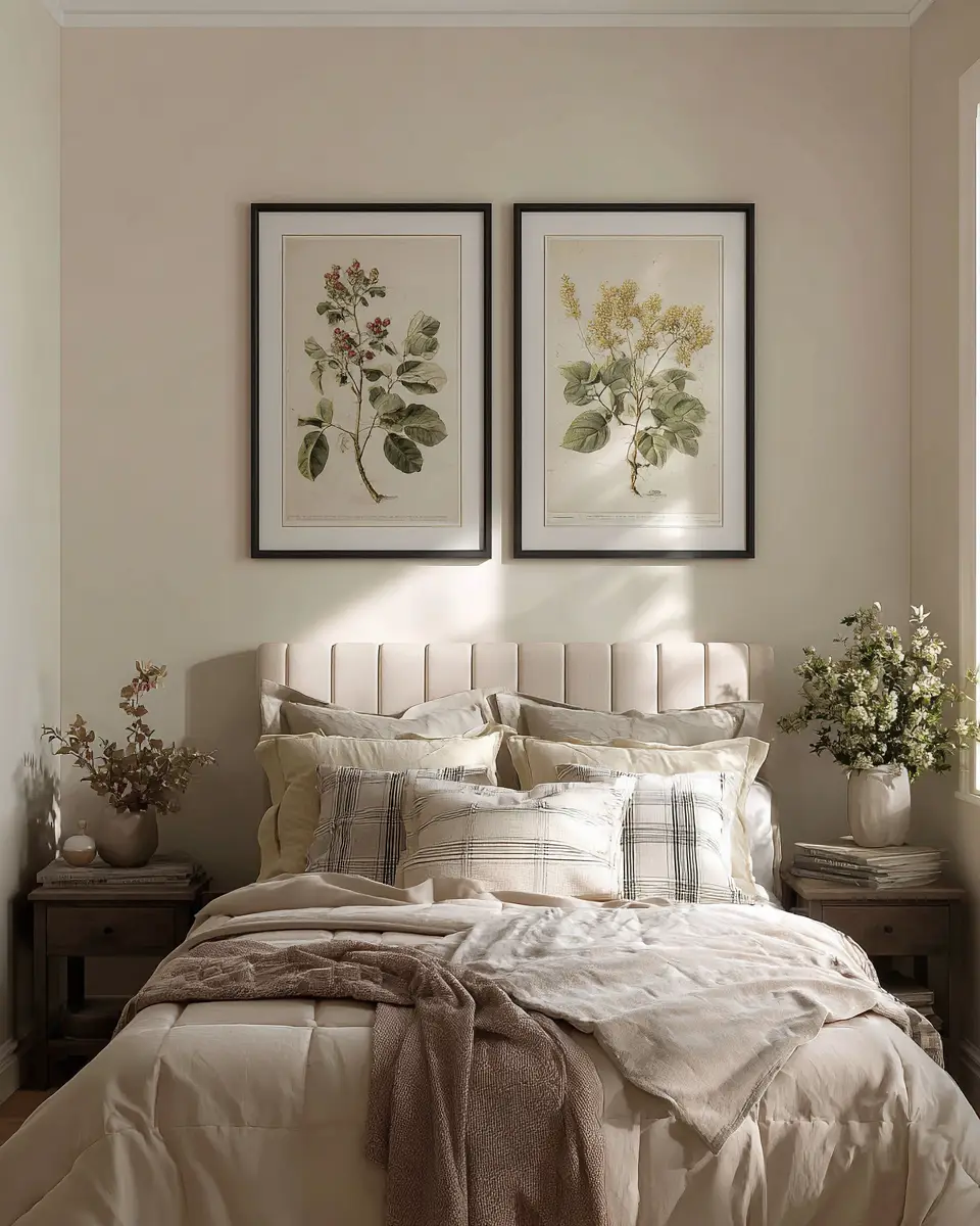 Cream Traditional Bedroom Decor Ideas