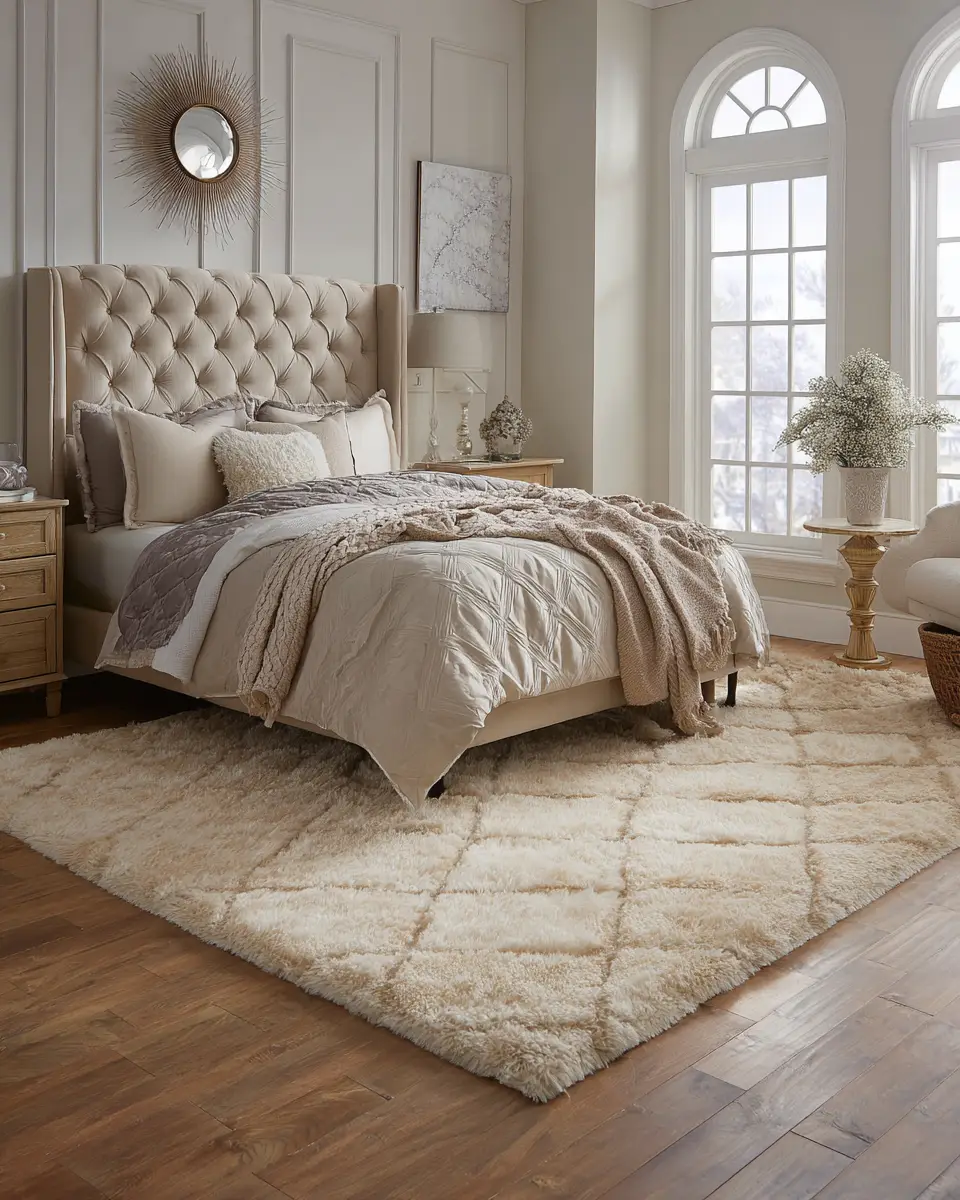 Cream Traditional Bedroom Decor Ideas