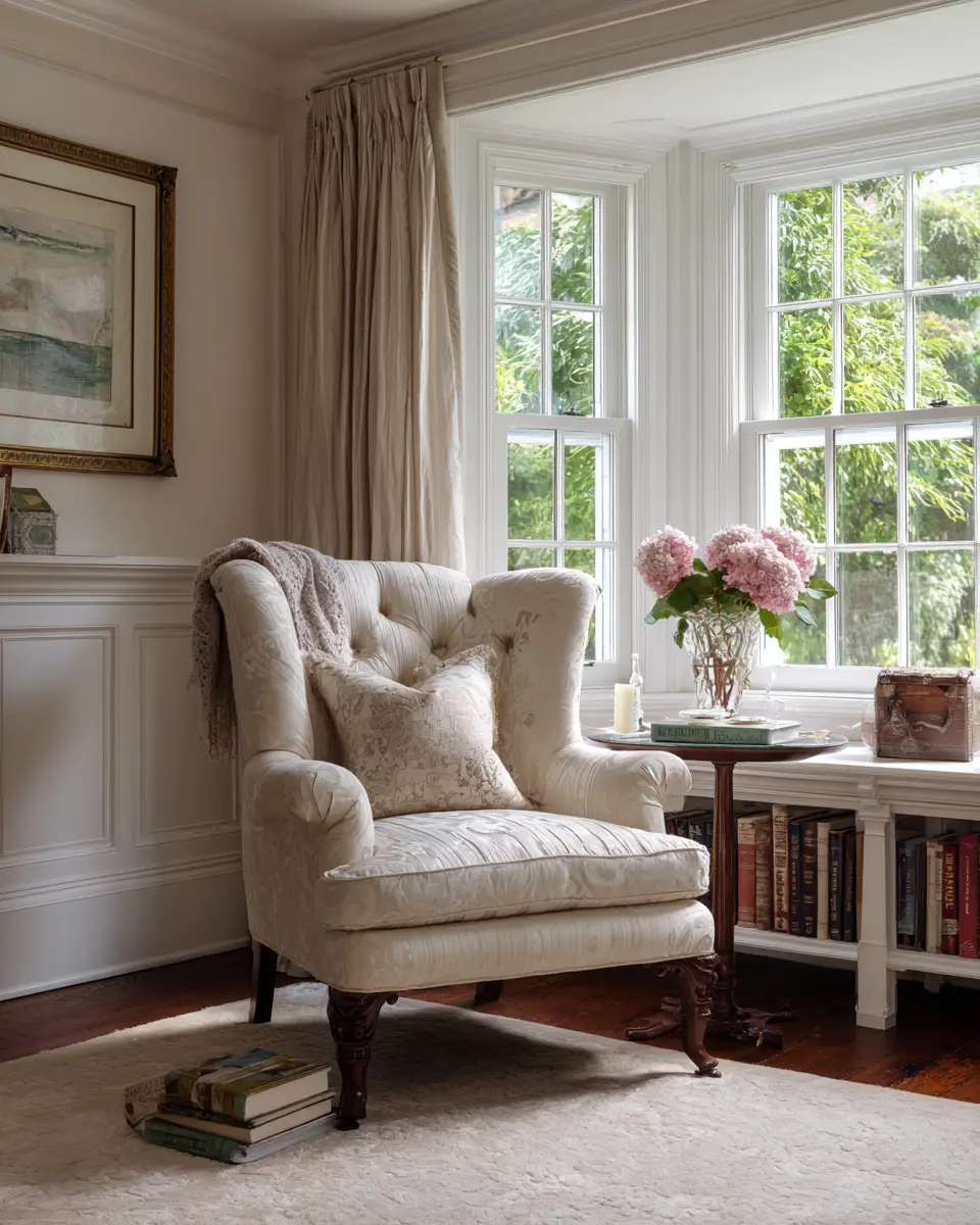 Cream Traditional Bedroom Decor Ideas