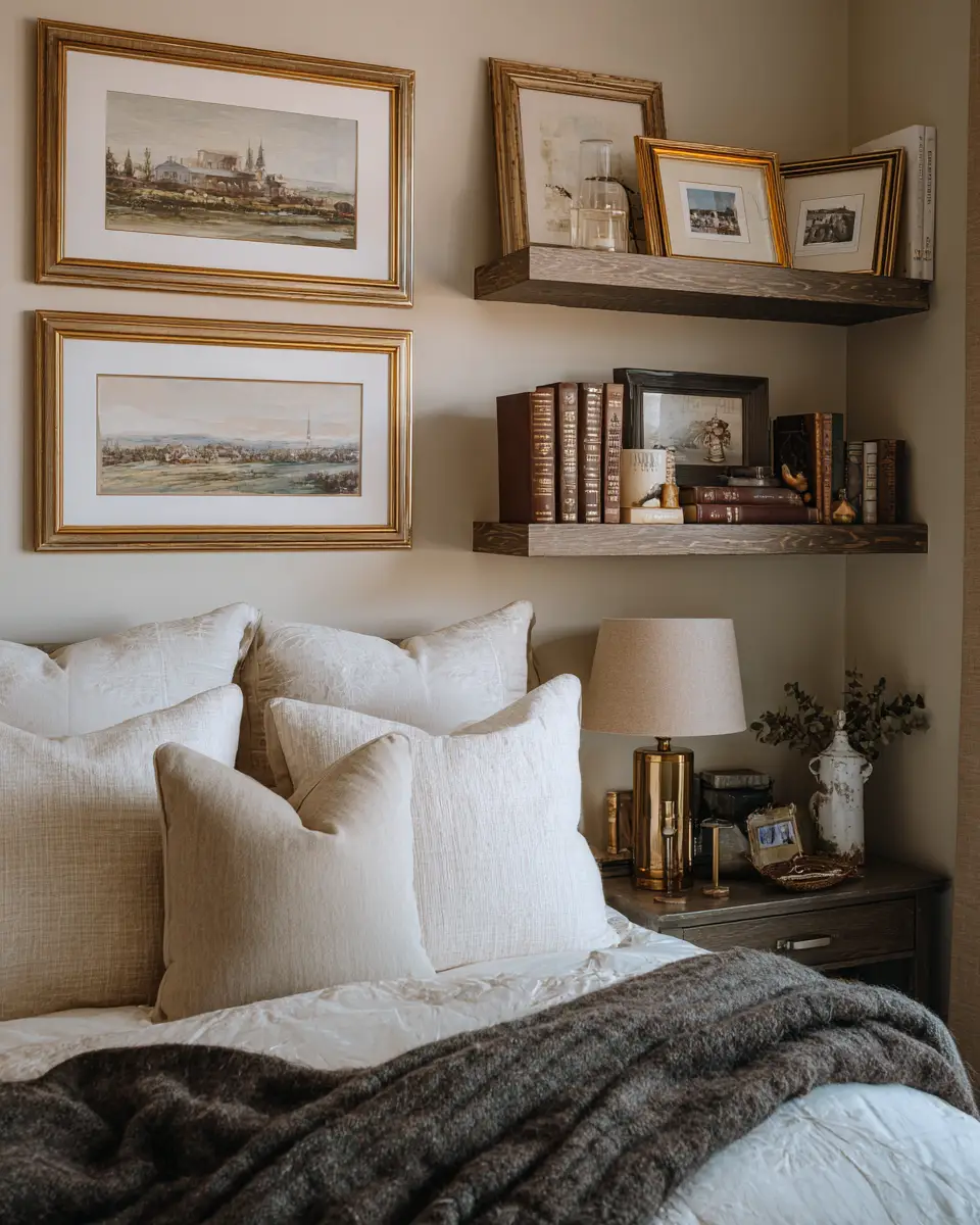 Cream Traditional Bedroom Decor Ideas