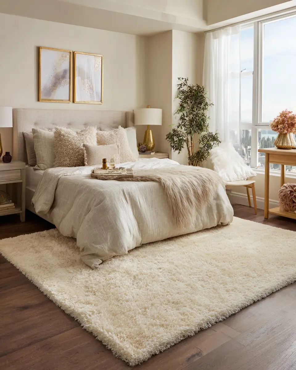 Cream Traditional Bedroom Decor Ideas