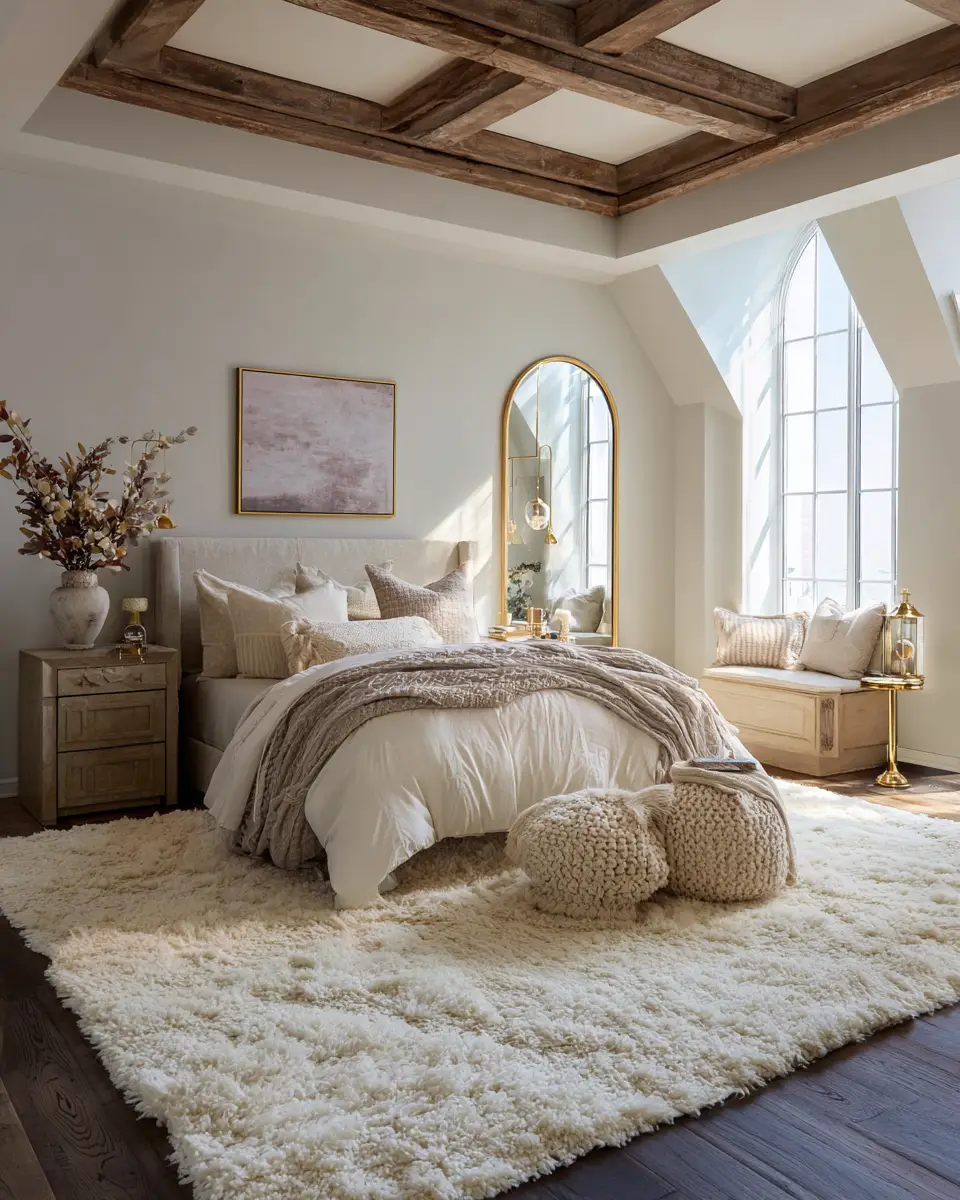 Cream Traditional Bedroom Decor Ideas