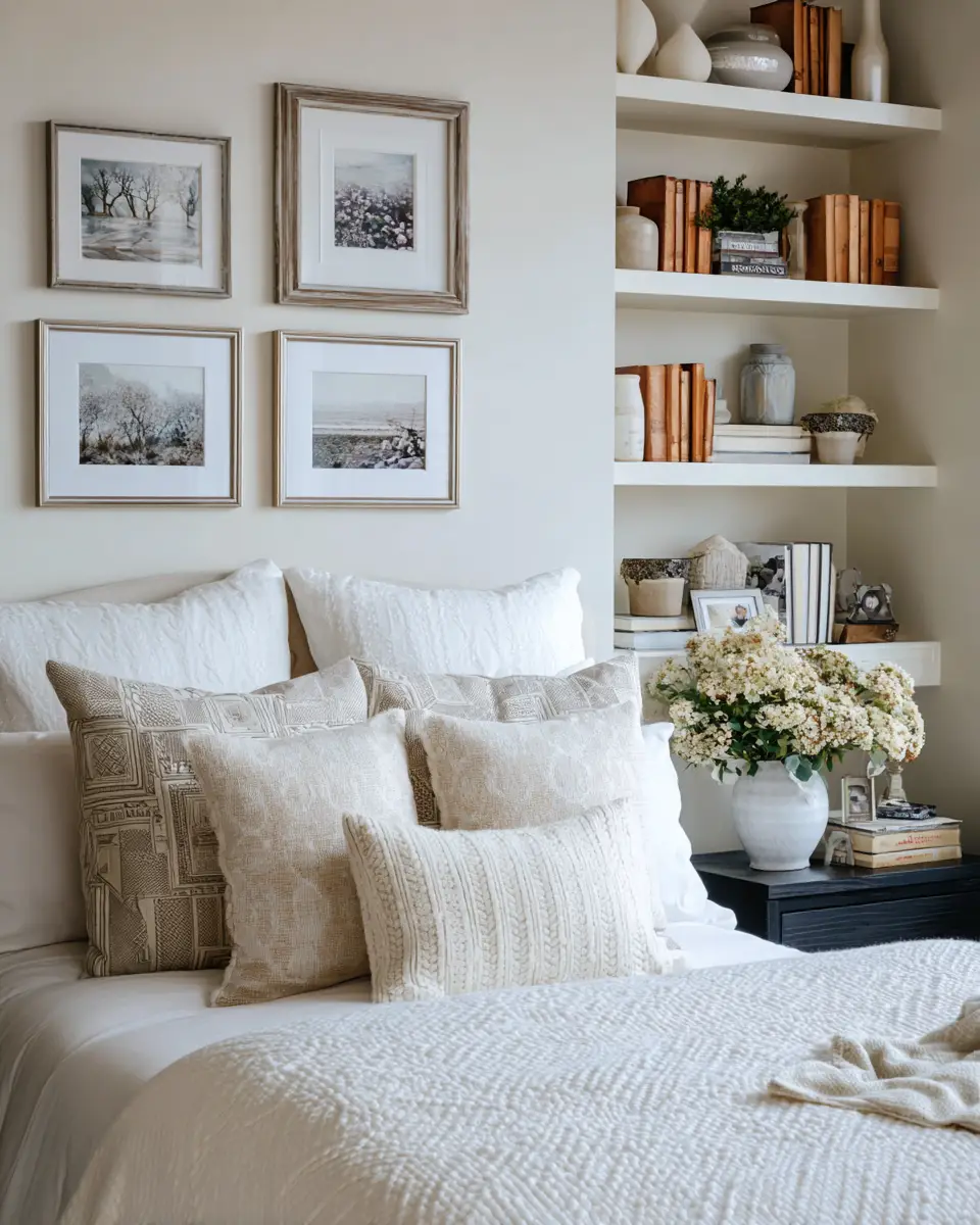 Cream Traditional Bedroom Decor Ideas