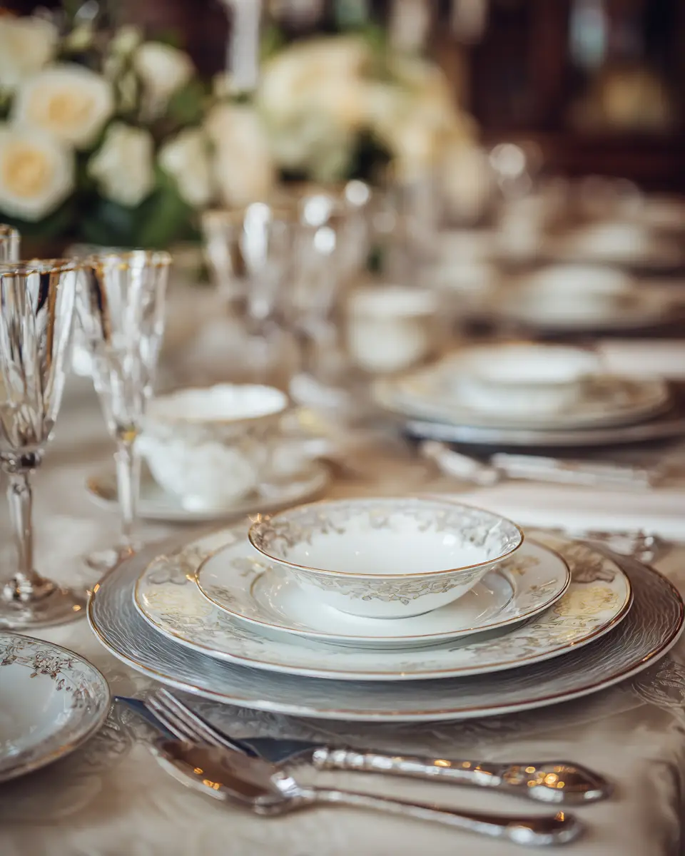 Cream Traditional Dining Room Decor Ideas