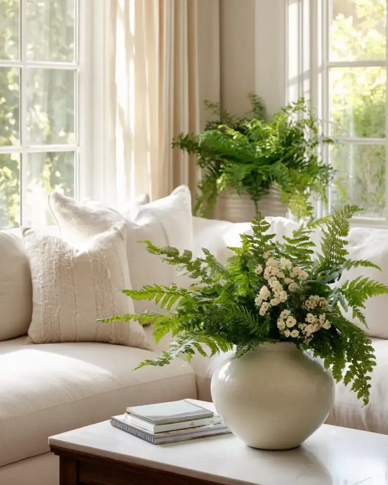 Cream Traditional Living Room Decor Ideas - Featured