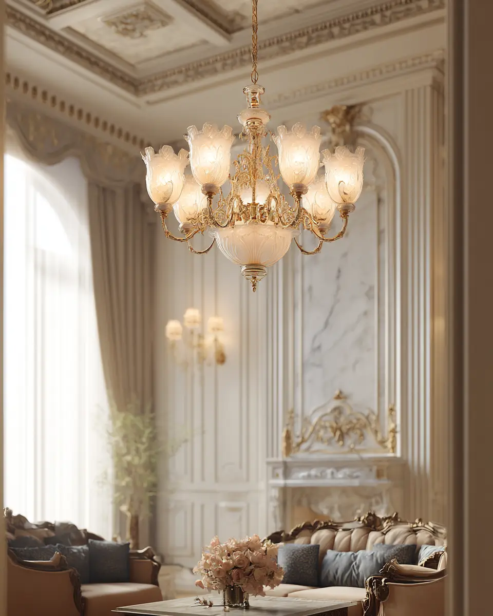 Cream Traditional Living Room Decor Ideas