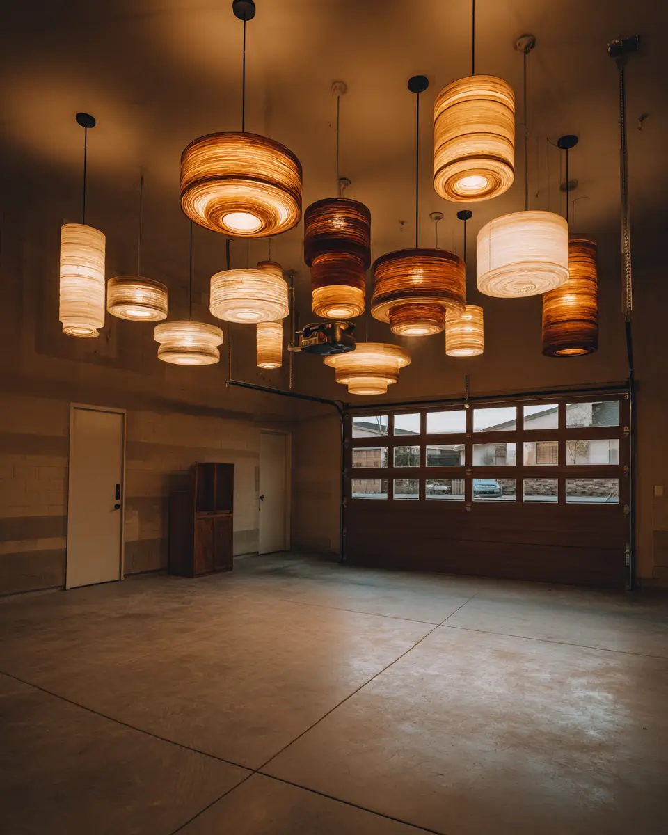 Cream Transitional Garage Decor Ideas - Featured