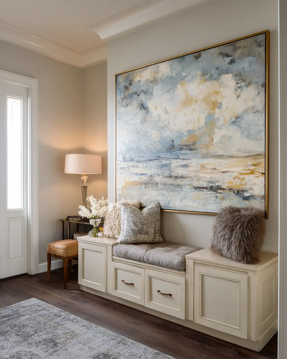 Cream Transitional Garage Decor Ideas