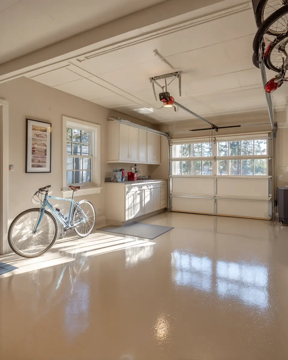 Cream Transitional Garage Decor Ideas