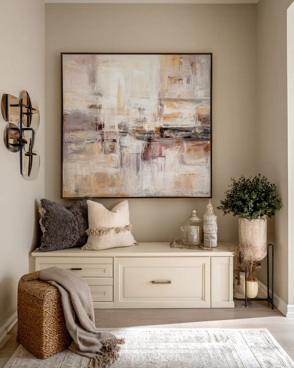 Cream Transitional Garage Decor Ideas