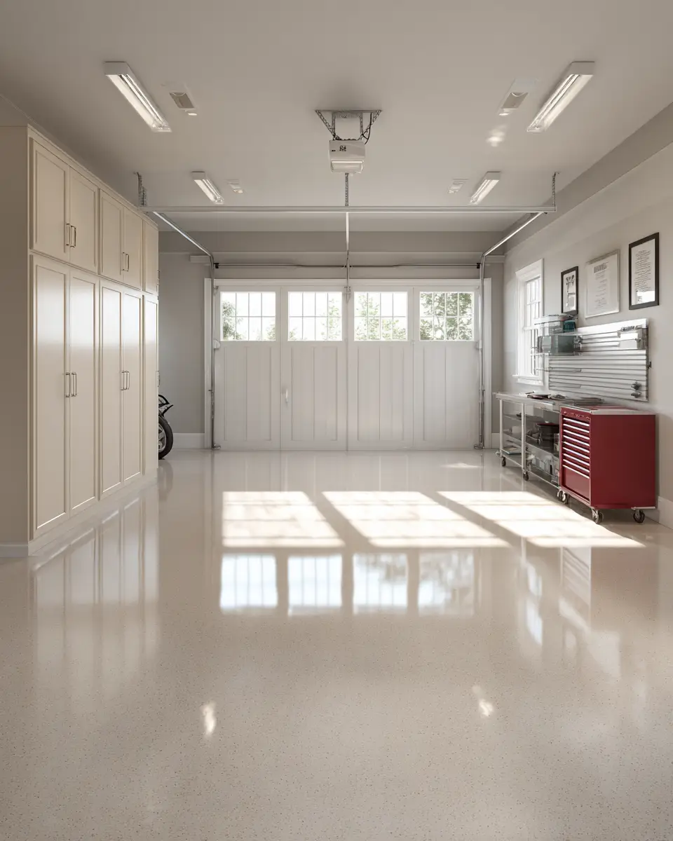 Cream Transitional Garage Decor Ideas