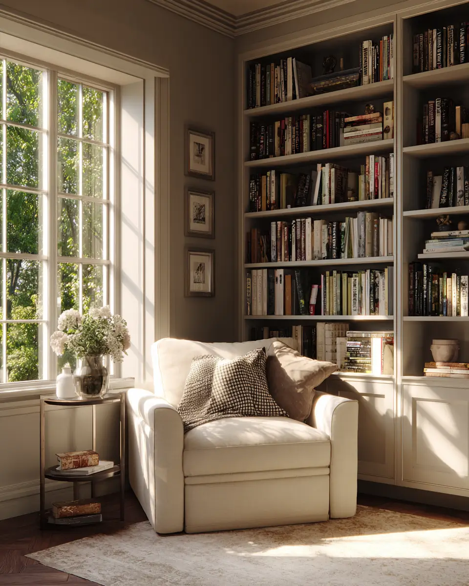 Cream Transitional Garage Decor Ideas