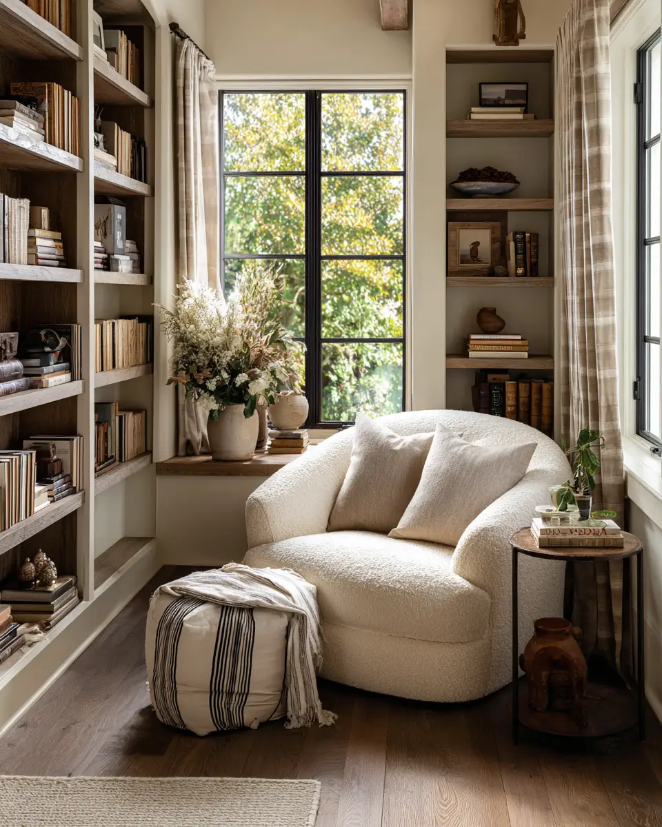 Cream Transitional Garage Decor Ideas
