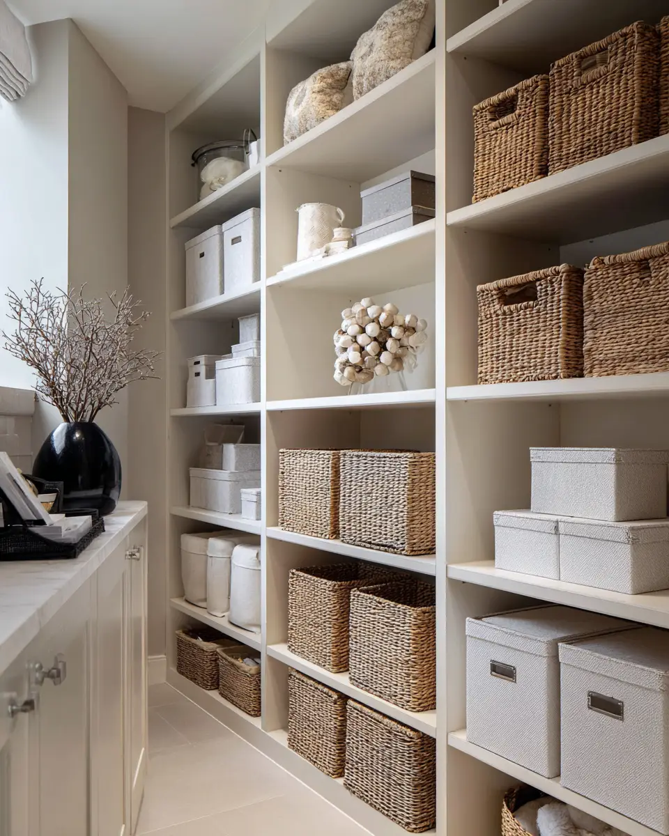 Cream Transitional Garage Decor Ideas