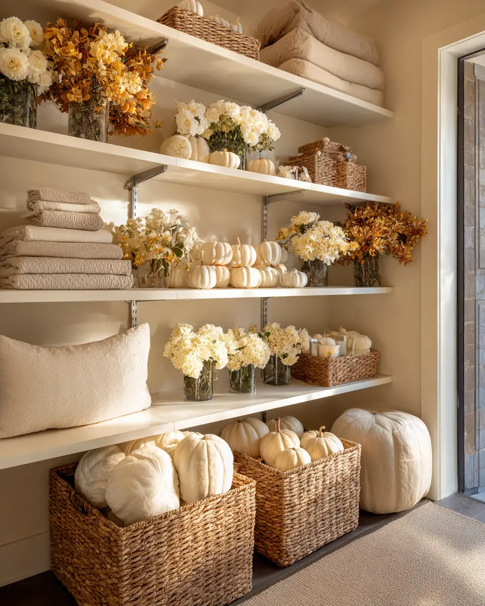 Cream Transitional Garage Decor Ideas