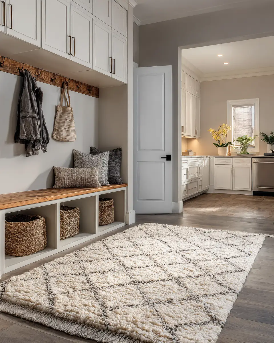 Cream Transitional Garage Decor Ideas